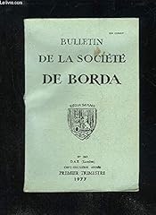Bulletin societe borda d'occasion  Livré partout en France