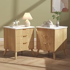 Nightstand set fluted for sale  Delivered anywhere in USA 