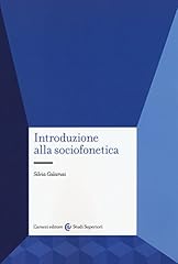 Introduzione alla sociofonetic usato  Spedito ovunque in Italia 