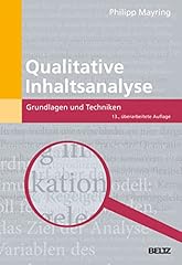 Qualitative inhaltsanalyse gru gebraucht kaufen  Wird an jeden Ort in Deutschland