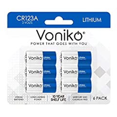 Voniko cr123a lithium for sale  Delivered anywhere in USA 