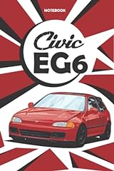 Civic EG6 Notebook/Organizer/Repair Log 6''x9'' 120 pages: Car enthusiast notebook/Car Accessories for sale  Delivered anywhere in Canada