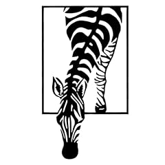 Metal zebra wall for sale  Delivered anywhere in UK