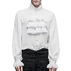 Men gothic ruffle for sale  Delivered anywhere in UK