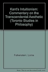 Kant intuitionism commentary for sale  Delivered anywhere in USA 