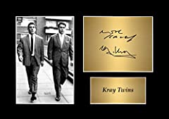 Signed kray twins for sale  Delivered anywhere in UK