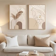 Framed neutral abstract for sale  Delivered anywhere in USA 