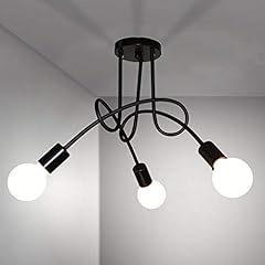 DAXGD Plafoniera moderna, Lampade da soffitto in ferro usato  Spedito ovunque in Italia 