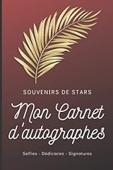 Carnet autographes souvenirs d'occasion  Livré partout en France