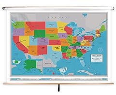 Classroom pulldown map for sale  Delivered anywhere in USA 