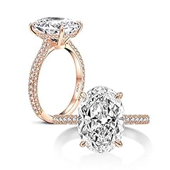Erllo carats oval for sale  Delivered anywhere in USA 