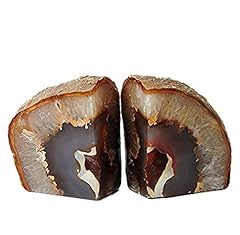 Amoystone agate bookends for sale  Delivered anywhere in USA 