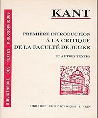 Introduction critique faculté d'occasion  Livré partout en Belgiqu