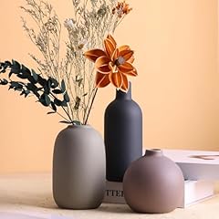 Brown ceramic vase for sale  Delivered anywhere in USA 