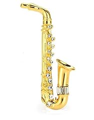 Brosche schmuck saxophon gebraucht kaufen  Wird an jeden Ort in Deutschland