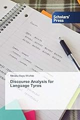 Discourse analysis language for sale  Delivered anywhere in UK