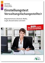 Einstellungstest verwaltungsfa gebraucht kaufen  Wird an jeden Ort in Deutschland