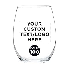 Custom stemless wine for sale  Delivered anywhere in USA 