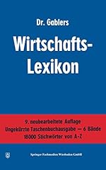 Gablers wirtschafts lexikon gebraucht kaufen  Wird an jeden Ort in Deutschland