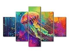 Colored jellyfish wall for sale  Delivered anywhere in USA 