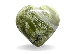 Serpentine crystal heart for sale  Delivered anywhere in UK