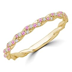 Round cut pink for sale  Delivered anywhere in UK