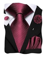 Tie burgundy stripe for sale  Delivered anywhere in UK
