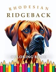Rhodesian ridgeback coloring for sale  Delivered anywhere in UK