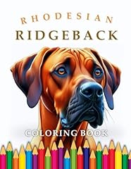 Rhodesian ridgeback coloring for sale  Delivered anywhere in UK