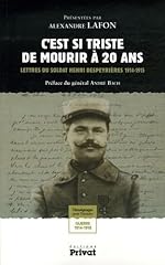 Triste mourir 20 d'occasion  Livré partout en France