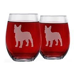 Boston terrier stemless for sale  Delivered anywhere in USA 