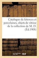 Catalogue faïences porcelaine d'occasion  Livré partout en Belgiqu