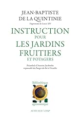 Instruction jardins fruitiers d'occasion  Livré partout en France