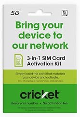 Cricket wireless sim for sale  Delivered anywhere in USA 