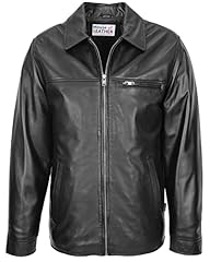 Mens real leather for sale  Delivered anywhere in UK