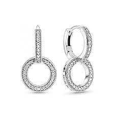 Earrings pandora double for sale  Delivered anywhere in UK