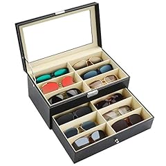 Kurtzy Lockable Sunglasses Display Organiser Box - for sale  Delivered anywhere in UK