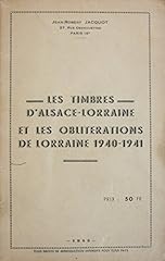 timbres alsace lorraine d'occasion  Livré partout en France