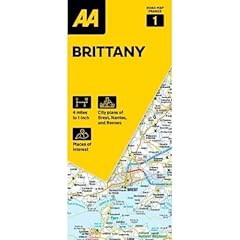 Road map brittany for sale  Delivered anywhere in UK