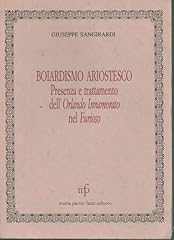Boiardismo ariostesco. presenz d'occasion  Livré partout en France