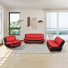 Leather sofa set for sale  Delivered anywhere in USA 