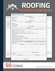 Roofing estimate form for sale  Delivered anywhere in USA 