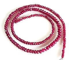 Ruby jade beads for sale  Delivered anywhere in UK