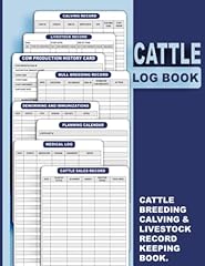 Cattle log book for sale  Delivered anywhere in UK