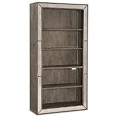 Hooker Furniture Rustic Glam 5 Shelf Bookcase in Light for sale  Delivered anywhere in USA 