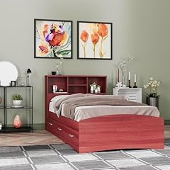 Bed drawers bookcase for sale  Delivered anywhere in USA 