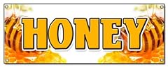 Honey banner sign for sale  Delivered anywhere in USA 