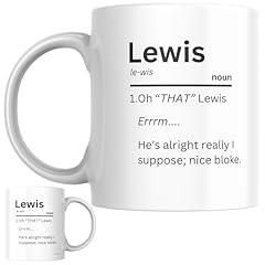 Lewis personalised ceramic for sale  Delivered anywhere in UK
