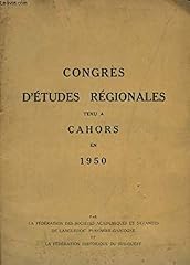 Congrès etudes régionales d'occasion  Livré partout en France