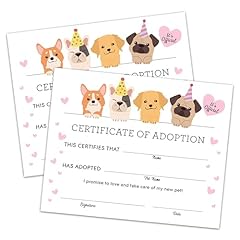 Pet adoption certificate for sale  Delivered anywhere in USA 